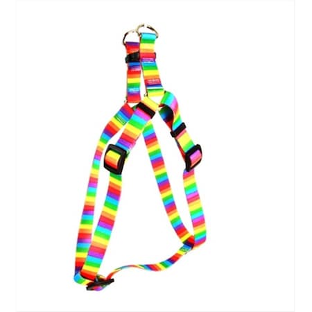 Rainbow Stripes Step-In Harness - Extra Large
